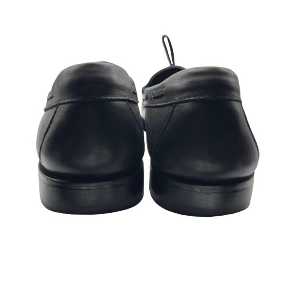 Cole Haan | Men | Matte Black Leather Kilted Tassel Loafers | Size 11 D - Picture 3 of 12